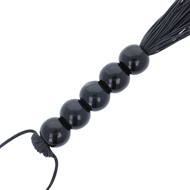 Frusta bondage Darkness in nero con impugnatura ergonomica 45 cm